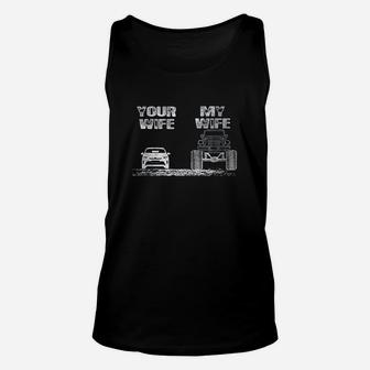 Funny Your Wife My Wife Vintage Unisex Tank Top - Seseable