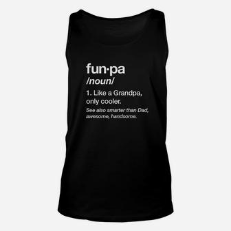 Funpa Definition Funny Grandpa Gift Fathers Day Papa Unisex Tank Top - Seseable