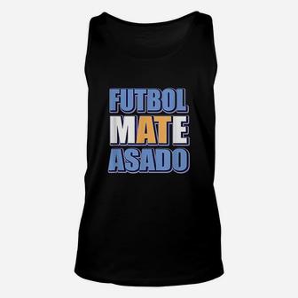 Futbol Mate Asado Funny Vintage Argentina Unisex Tank Top - Seseable