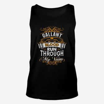 Gallant Shirt, Gallant Family Name, Gallant Funny Name Gifts T Shirt Unisex Tank Top - Seseable