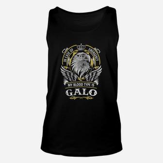 Galo In Case Of Emergency My Blood Type Is Galo -galo T Shirt Galo Hoodie Galo Family Galo Tee Galo Name Galo Lifestyle Galo Shirt Galo Names Unisex Tank Top - Seseable