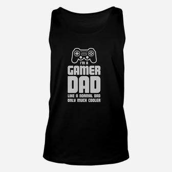 Gamer Dad Father Cool Dads Gaming Unisex Tank Top - Seseable