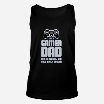 Gamer Dad Gift For Fathers Cool Dads Gaming Unisex Tank Top - Seseable