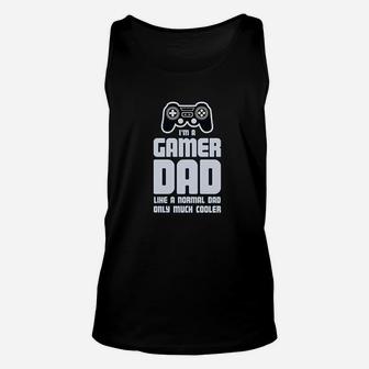 Gamer Dad Gift For Fathers Cool Dads Gaming Unisex Tank Top - Seseable