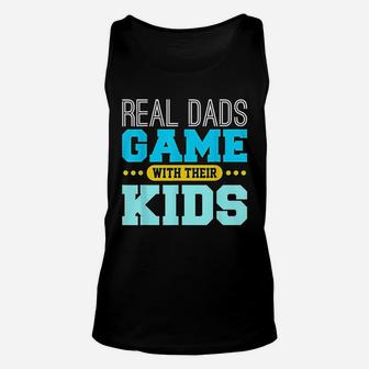 Gaming Fathers Day Gamer Dad Gift From Son Or Daughter Unisex Tank Top - Seseable