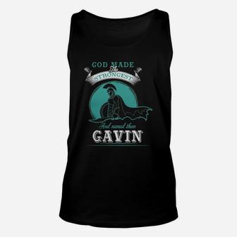 Gavin Shirt, Gavin Family Name, Gavin Funny Name Gifts T Shirt Unisex Tank Top - Seseable