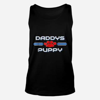 Gay Daddy Puppy, best christmas gifts for dad Unisex Tank Top - Seseable