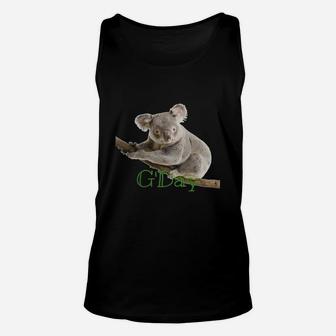 G'day Koala Bear T Shirt Unisex Tank Top - Seseable