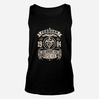 Geburt von Legenden 1984 Unisex TankTop, Vintage Design für Jahrgang 1984 - Seseable