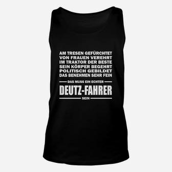 Gefürchtet Deutz Fahrer TankTop - Seseable