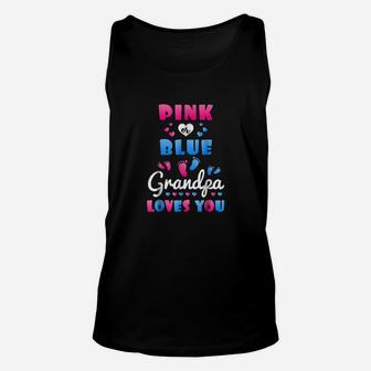 Gender Reveal For Grandpa Grandparent Love You Unisex Tank Top - Seseable