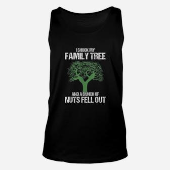 Genealogy Puns Genealogist I Shook My Family Tree Historian Unisex Tank Top | Seseable CA