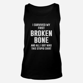 Get Well Broken Bone Arm Or Leg Recovery Gift Unisex Tank Top - Seseable