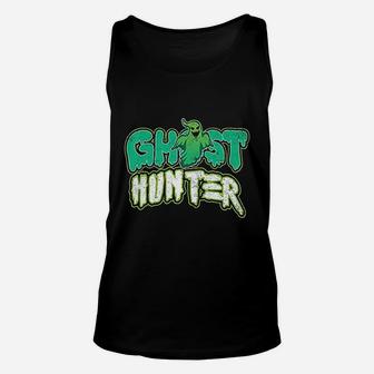Ghost Hunter Funny Halloween Costume Horror Scary Ghost Unisex Tank Top - Seseable