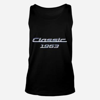 Gift For 59 Years Old Vintage Classic Car 1963 59th Birthday Unisex Tank Top - Seseable