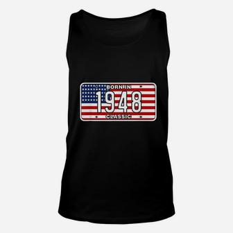 Gift For 74 Years Old Vintage Classic Car 1948 74th Birthday Unisex Tank Top - Seseable