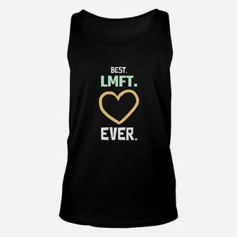 Gift For Lmft Licensed Marriage And Family Therapist Heart Unisex Tank Top - Seseable