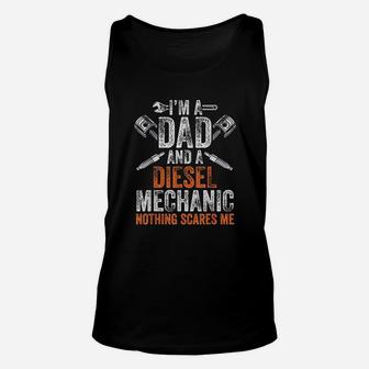 Gift For Men Fathers Day Mechanic Dad Unisex Tank Top - Seseable