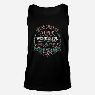 Gifts For Aunties And Your Favorite Aunt Crazy Aunt Unisex Tank Top - Seseable