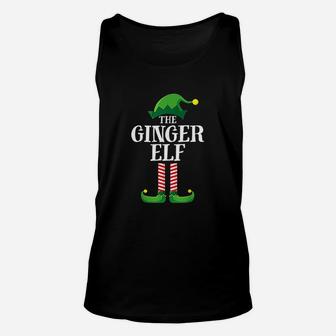 Ginger Elf Matching Family Group Christmas Party Unisex Tank Top - Seseable