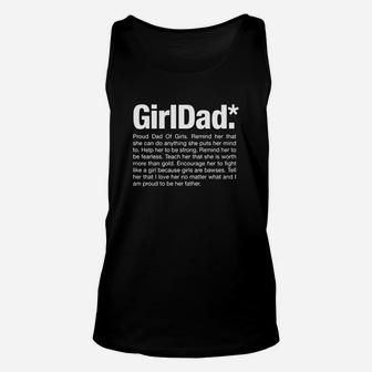 Girl Dad Definition Unisex Tank Top - Seseable