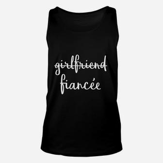 Girlfriend Fiancee Funny Fiance Engagement Party Unisex Tank Top - Seseable