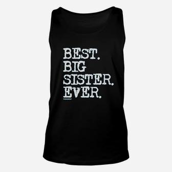Girls Best Big Sister Ever Youth Unisex Tank Top - Seseable