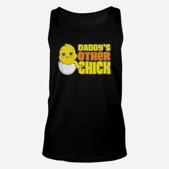 Girls Daddys Other Chick Cute Valentines Kids Outfit Unisex Tank Top - Seseable