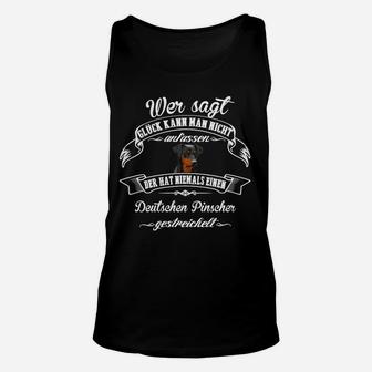 Glück Mit Deutscher Pinscher Unisex TankTop - Seseable