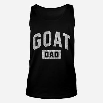 Goat Dad Gym Workout Fathers Day Gift Unisex Tank Top - Seseable