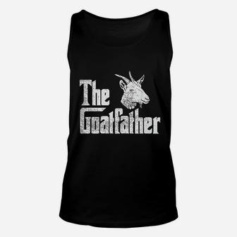 Goatfather Goat Dad, dad birthday gifts Unisex Tank Top - Seseable