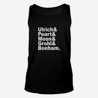Gooder Tees Famous Drummer And Percussion Names Unisex Tank Top - Seseable