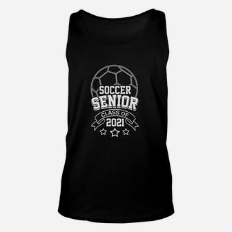 Graduating Class Of 2021 Soccer Senior Teen Athlete Unisex Tank Top - Seseable