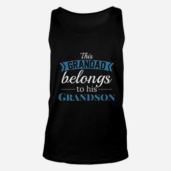 Grandpa And Grandson Funny Grandfather Gift Unisex Tank Top - Seseable