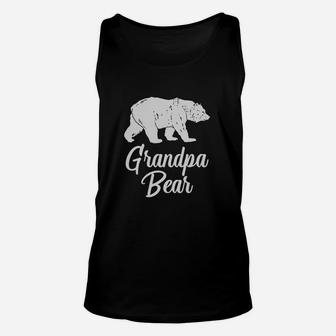 Grandpa Bear Unisex Tank Top - Seseable