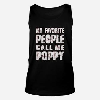 Grandpa Gifts Dad Gifts My Favorite People Call Me Unisex Tank Top - Seseable