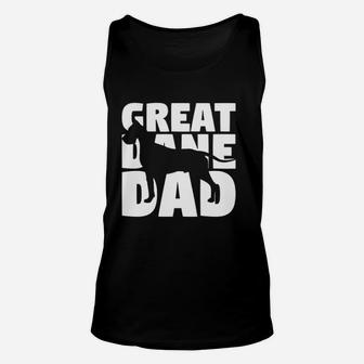 Great Dane Dad Dog Father Great Dane Unisex Tank Top - Seseable
