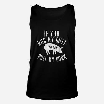 Grilling Funny Gift Pork Bbq Smoker Grilling Unisex Tank Top - Seseable