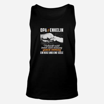 Großvater-Enkelin Bindung Unisex TankTop mit Herz & Seele Motiv - Seseable