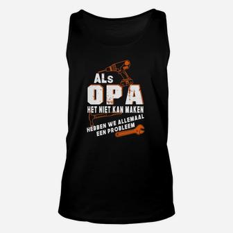 Großvater Kranmuster Unisex TankTop mit Spruch für Handwerker-Opa - Seseable