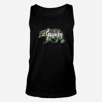 Grumpy Bearfunny Camping Summer Fathers Day Unisex Tank Top - Seseable
