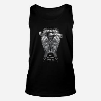 Guardian Best Friend Memorial, best friend birthday gifts, gifts for your best friend, gift for friend Unisex Tank Top - Seseable
