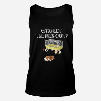 Guinea Pig Girl Who Let The Guinea Pigs Out Gift Unisex Tank Top - Seseable