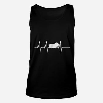 Guinea Pig Heartbeat Guinea Pig Lover Gifts Unisex Tank Top - Seseable