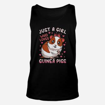 Guinea Pig Just A Girl Who Loves Guinea Pigs Unisex Tank Top - Seseable