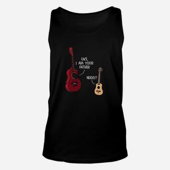Guitar Fathers Day Uke I Am Your Father Music Dad Unisex Tank Top - Seseable