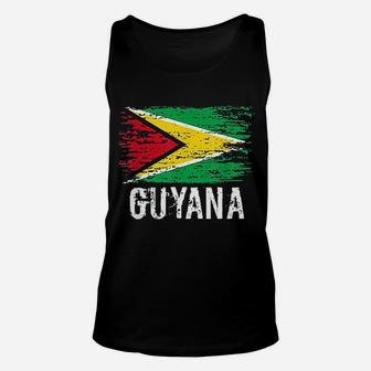 Guyanese Flag Pride Vintage Guyanese Root Gift Unisex Tank Top - Seseable