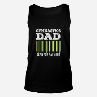 Gymnastics Dad Scan For Payment Unisex Tank Top - Seseable