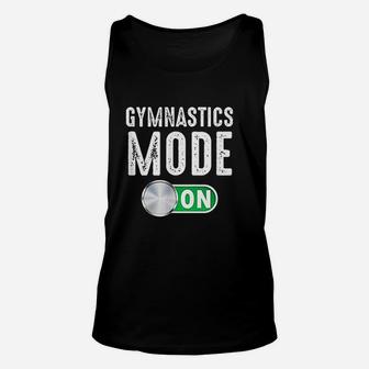 Gymnastics Mode On Cool Gymnast Athlete Coach Unisex Tank Top - Seseable