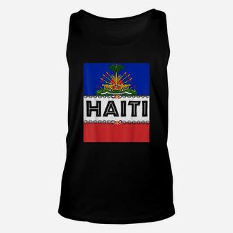 Haitian Pride For Haiti Flag Day Gift Ayiti Chains Zoe Unisex Tank Top - Seseable